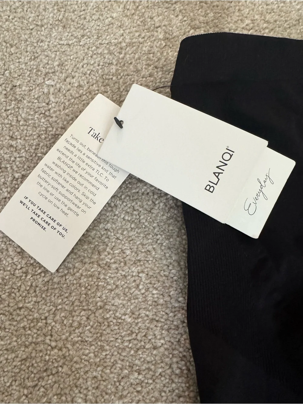New Blanqi Black Maternity Support Shorts
